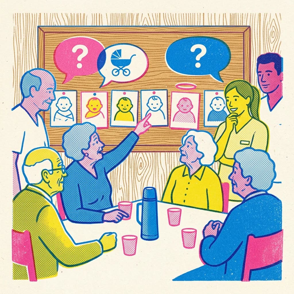 Gissa bebisbilden på personalen