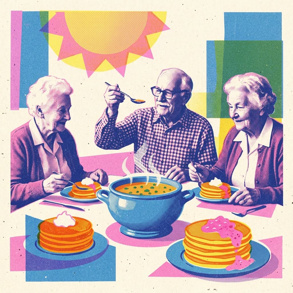 Ärtsoppelunch med minnen