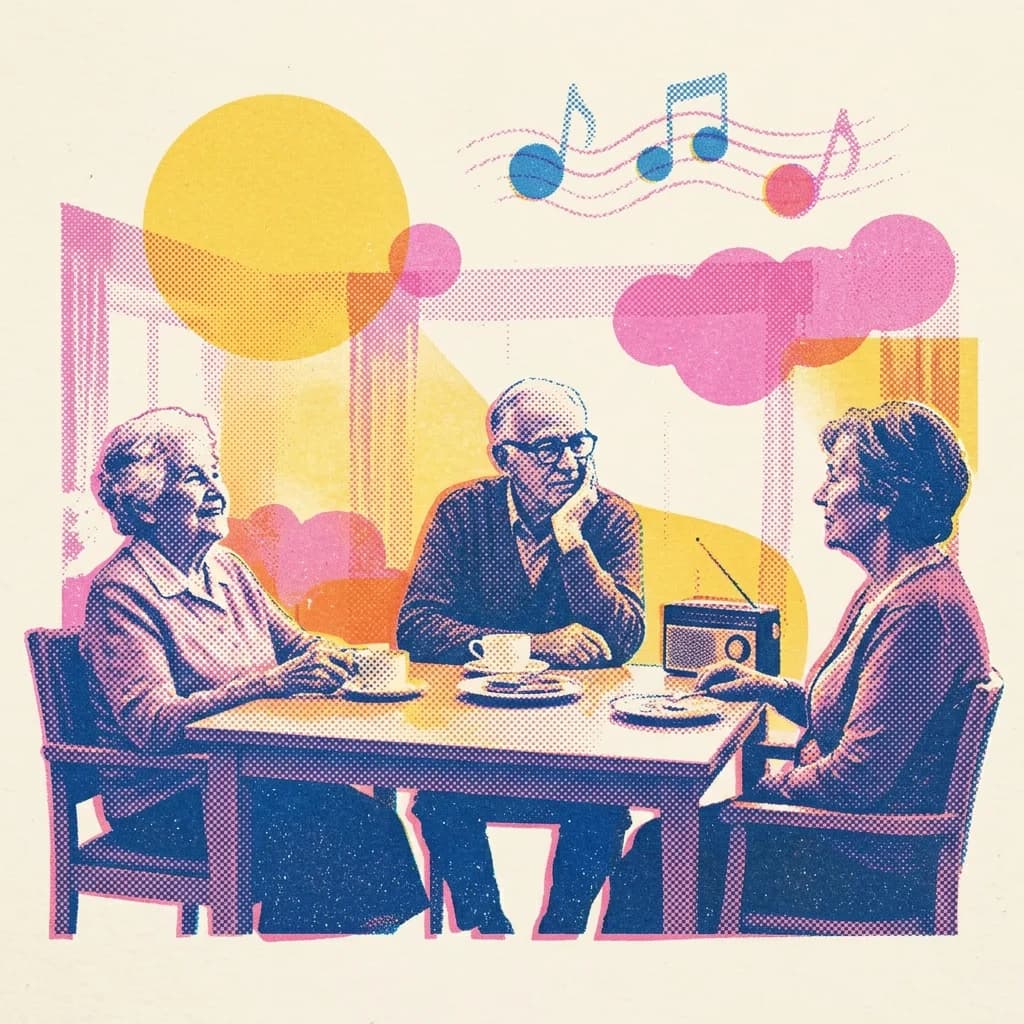 Ljusterapi och glad musik