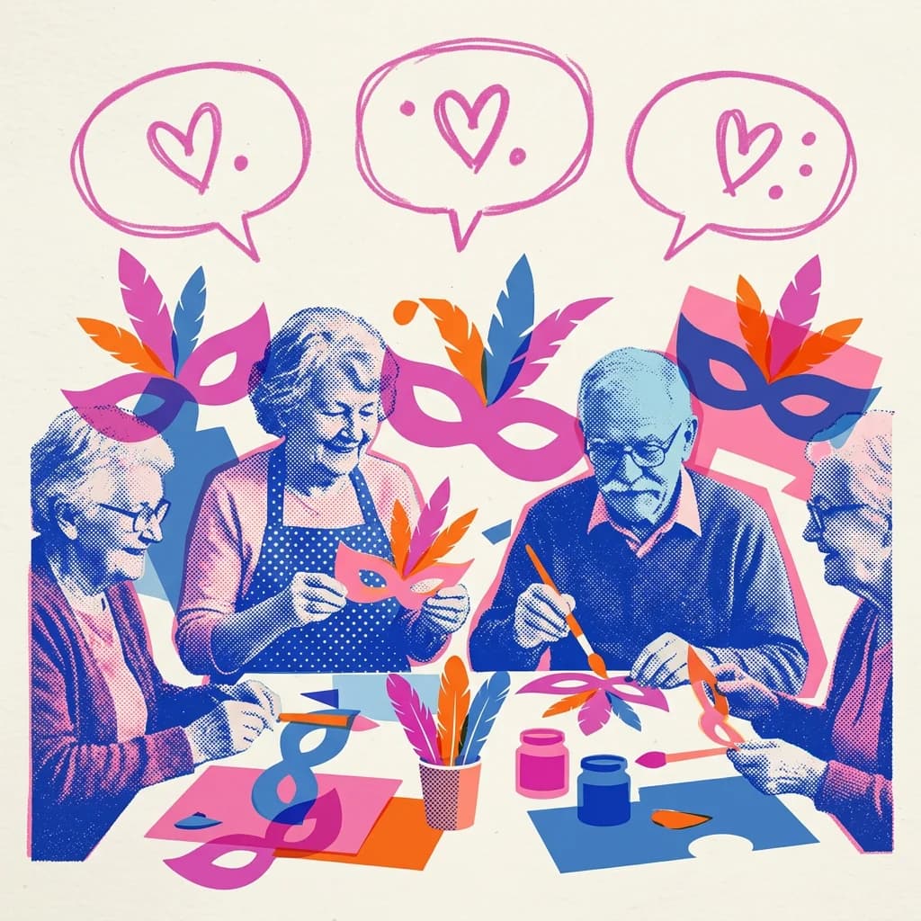 Tillverkning av färgstarka ansiktsmasker