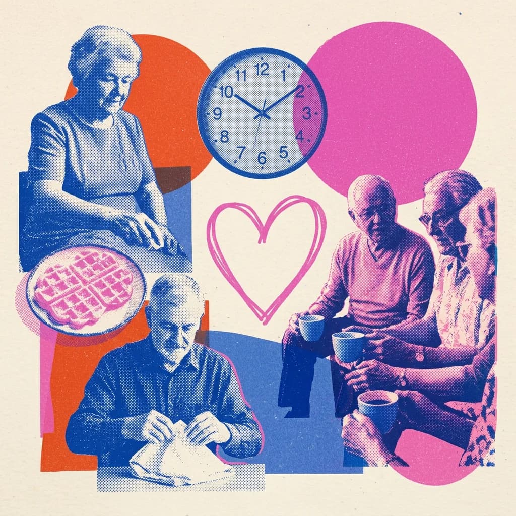 Samtal om hushållsarbete genom tiderna