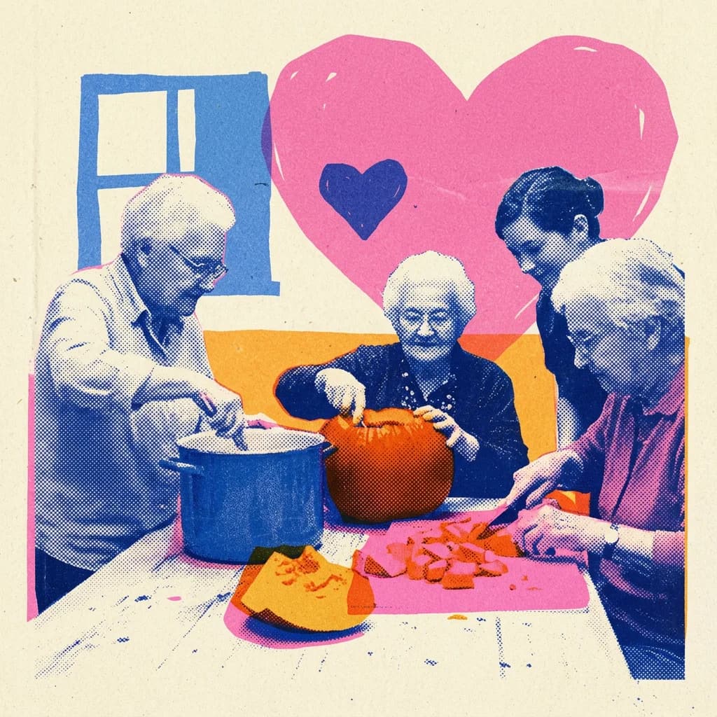 Laga värmande pumpasoppa