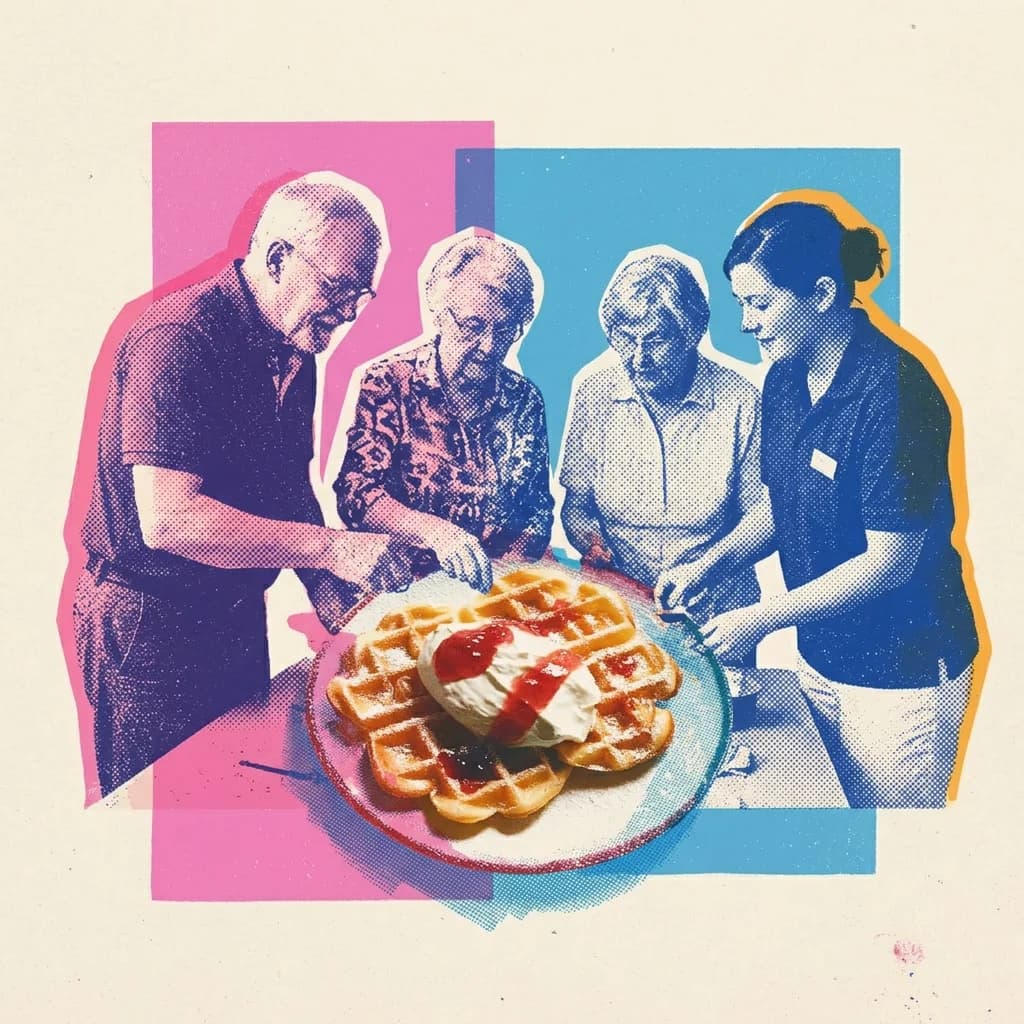 Baka tacktårta till omsorgspersonalen