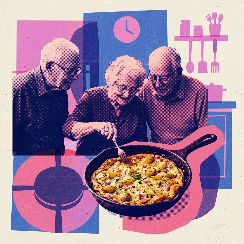 Steka frasig bondomelett