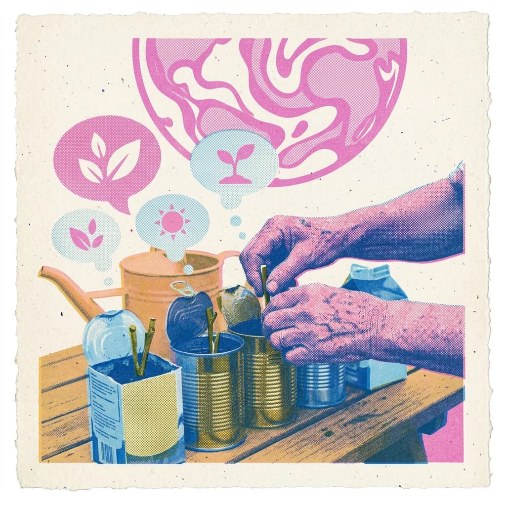 Återbruk och vårplantering