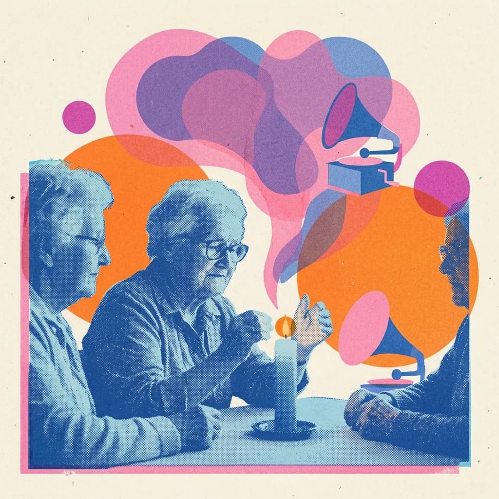 Ljuständning och stilla musik