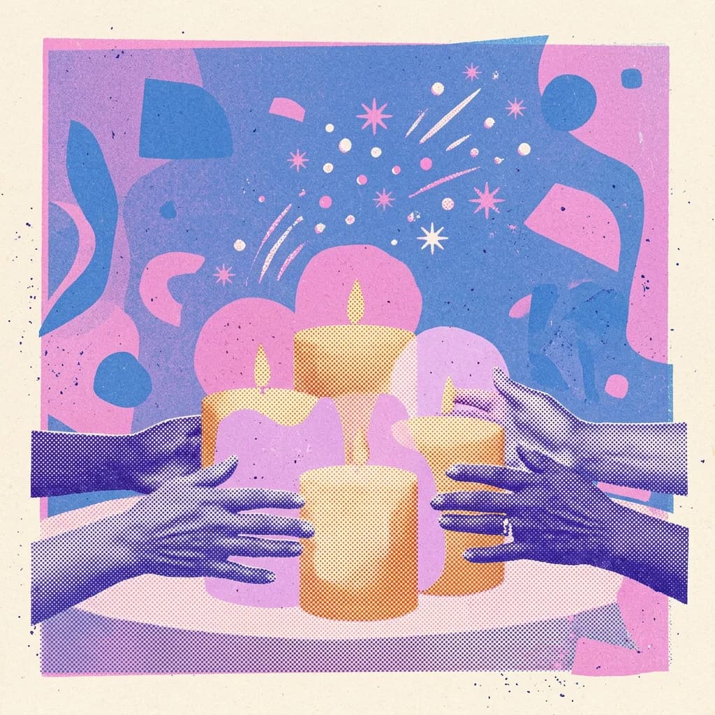 Ljusmanifestation för systerskap