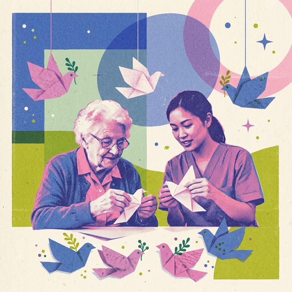 Pyssel med fredssvalor