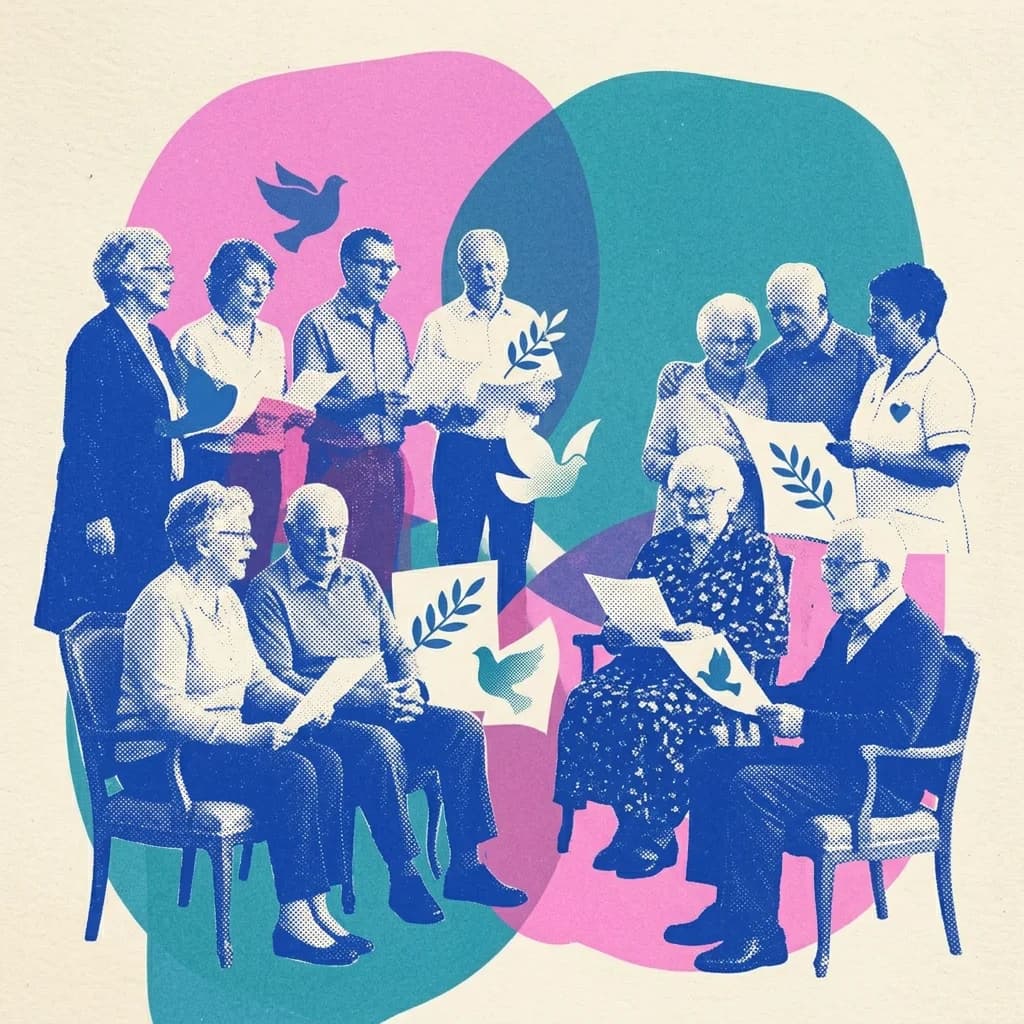 Allsång med fredstema