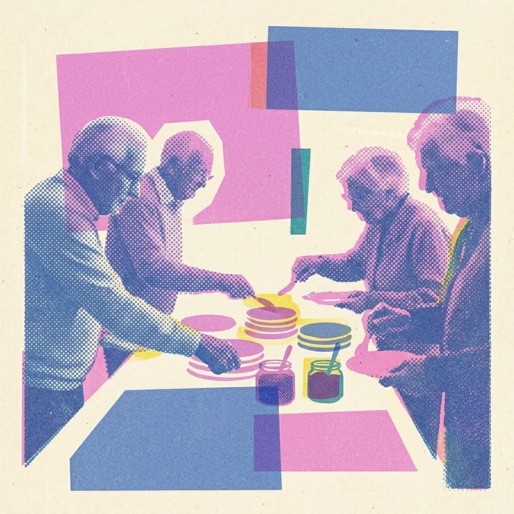 Pannkaksbuffé med guldkant