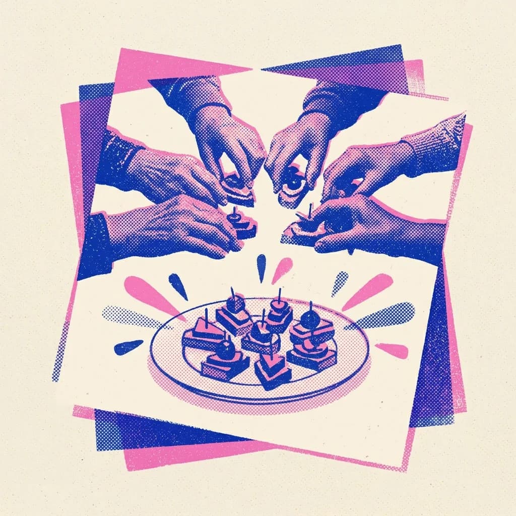 Smaka på växtbaserade snittar