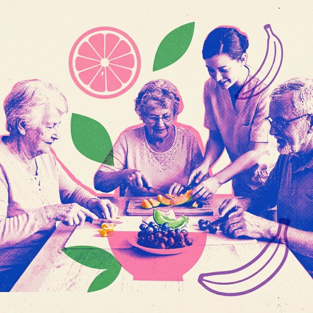 Skapa en färgstark fruktsallad