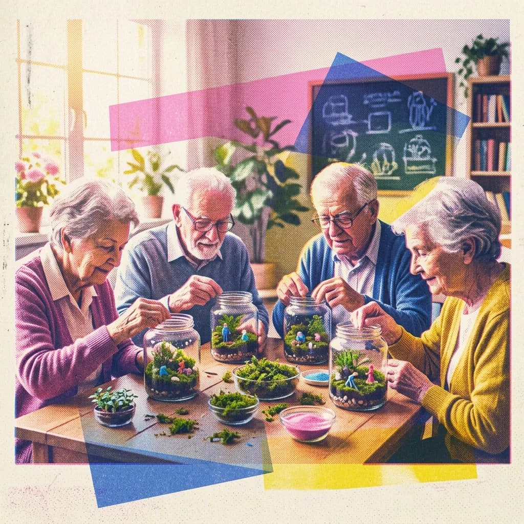 Skapa ett minilandskap i glas