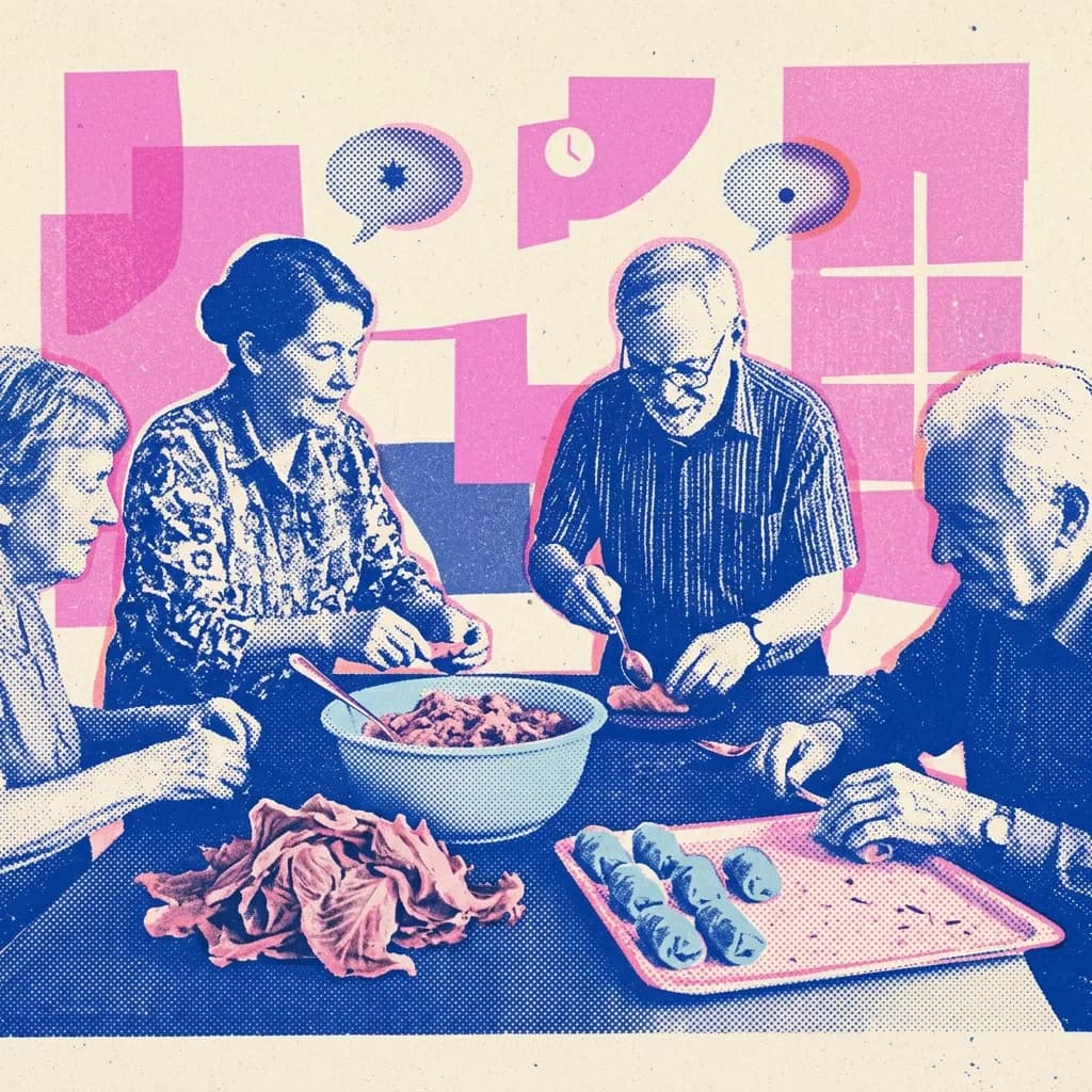 Rulla egna kåldolmar