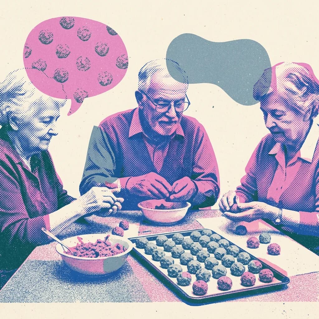 Rulla köttbullar till lunchen