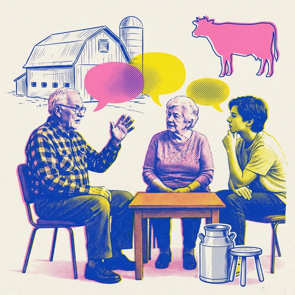 Samtal om livet på bondgården