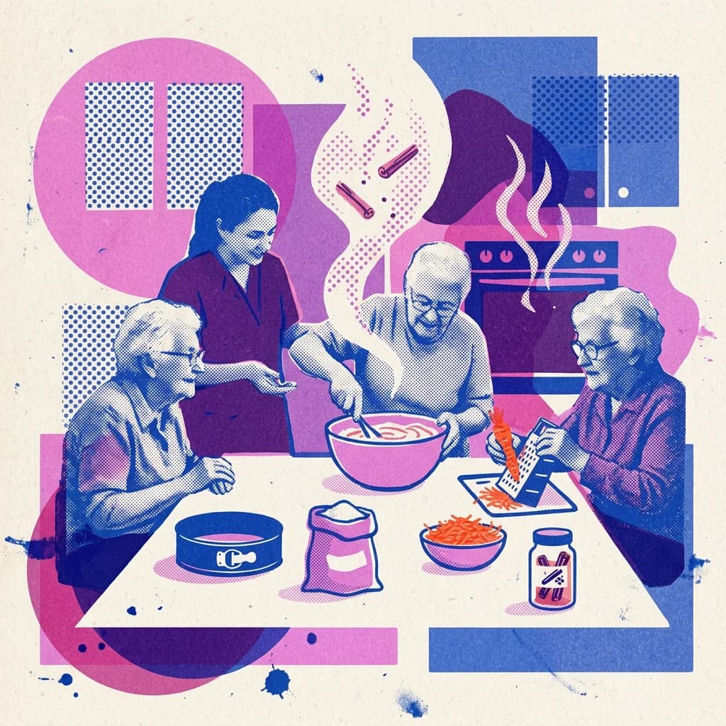 Baka saftig morotskaka