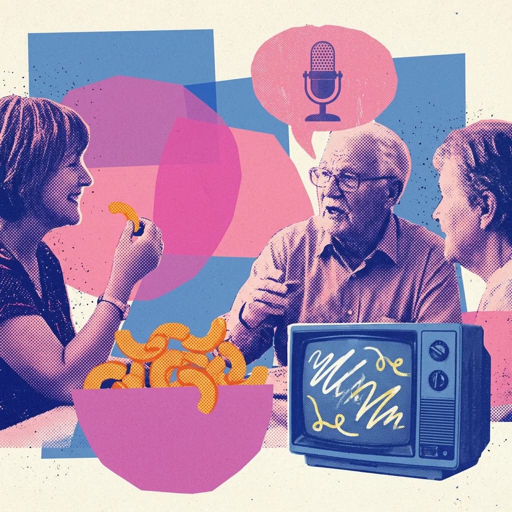 Fredagsmys med ostbågar och TV-minnen