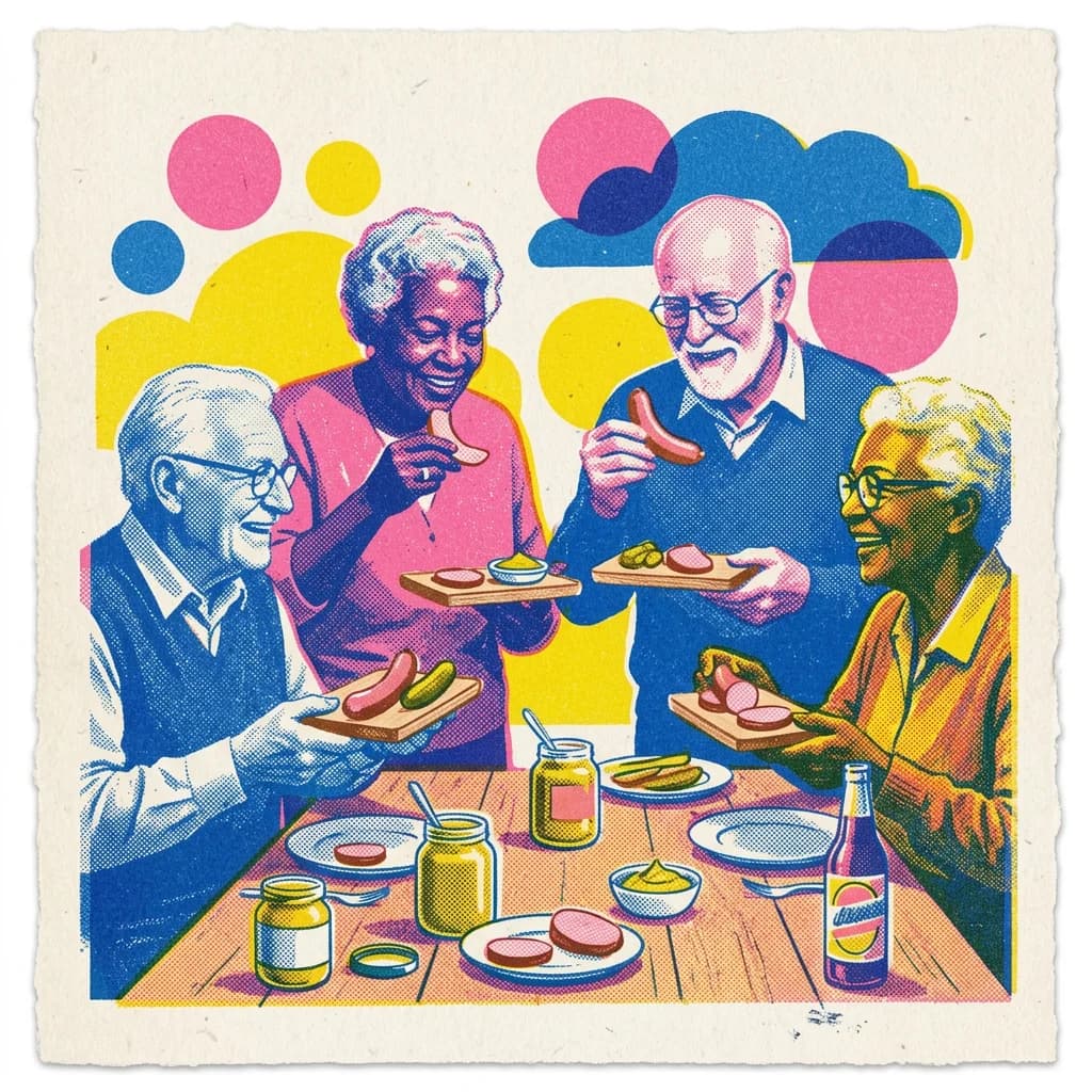 Smakprovning av pilsnerkorv