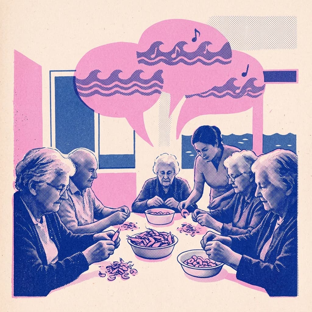 Räkskalning med havssånger