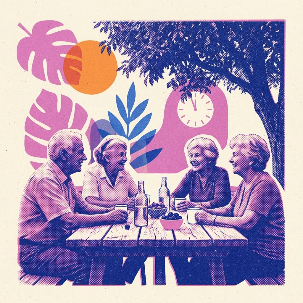 Minnen av ljusa sommarkvällar