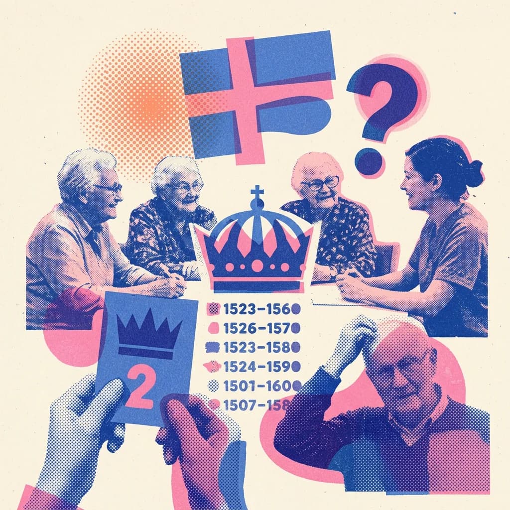 Historisk frågesport om Sveriges regenter