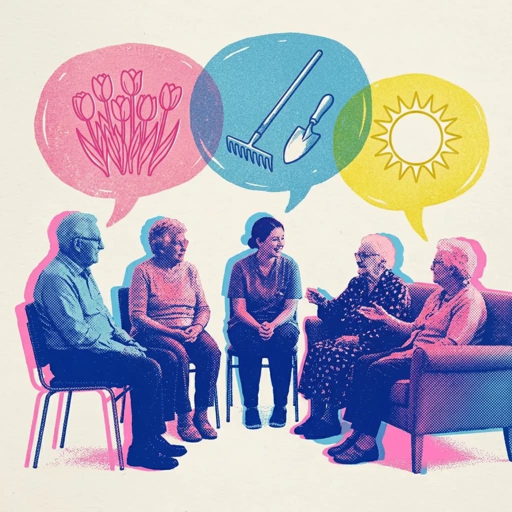 Berättelser om tulpaner och trädgård