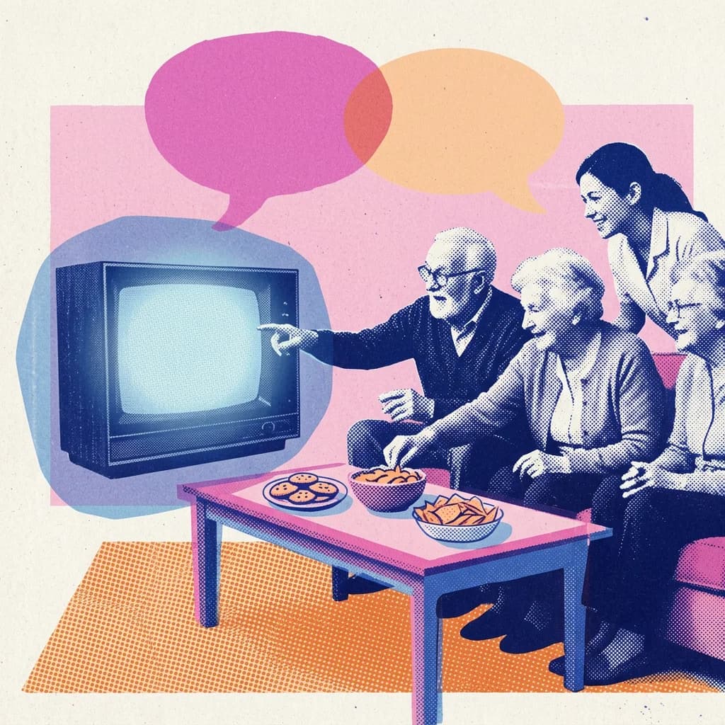 Valvaka med festligt tilltugg