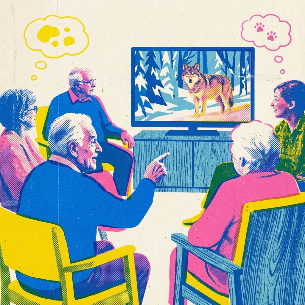 Dokumentärvisning om svenska vargar