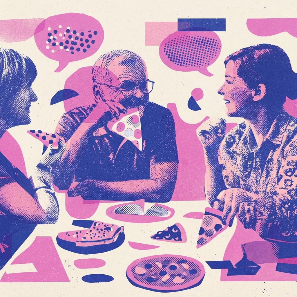 Pizzaprovning med nya smaker