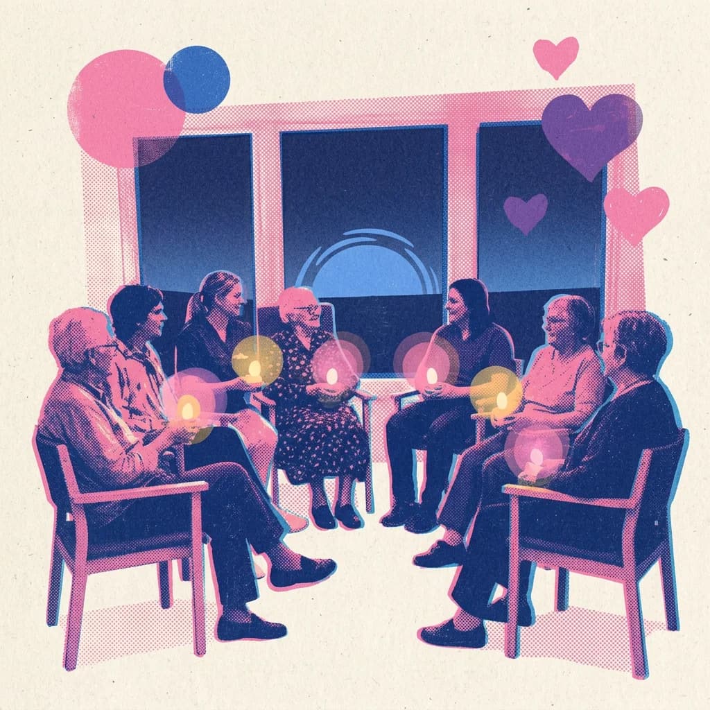 Ljusmanifestation i mörkret