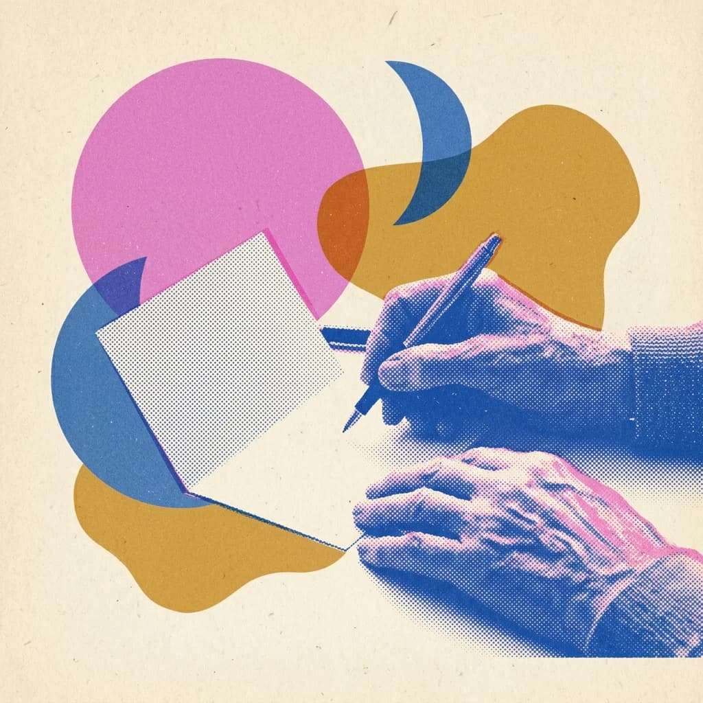 Skriva tackkort till vårdpersonal