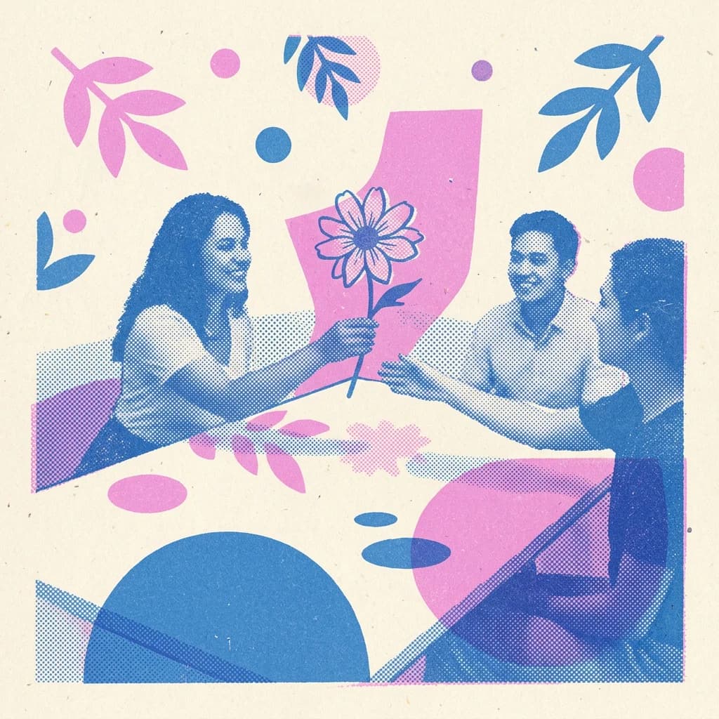 Skicka vidare-blomman