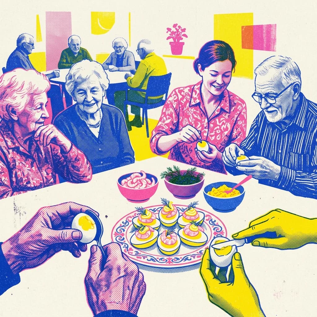 Göra festliga ägghalvor