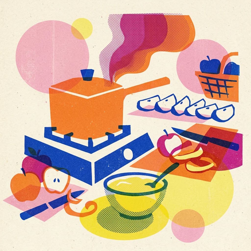 Koka hemlagad äppelmos