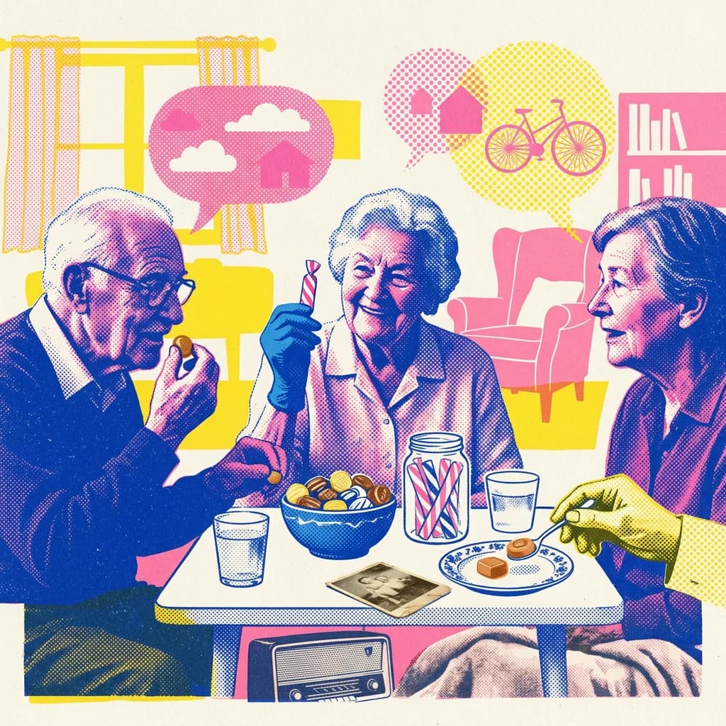 Karamellprovning och barndomsminnen