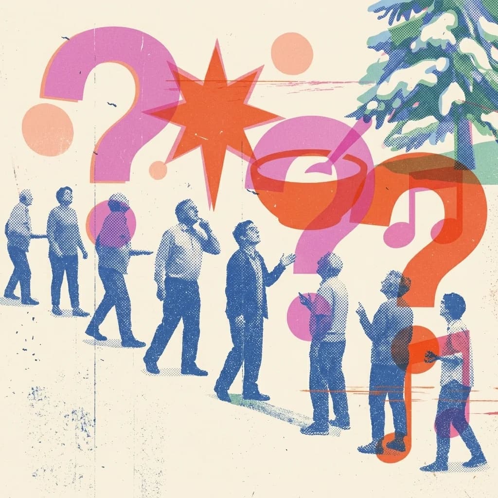 Stämningsfull jultipspromenad