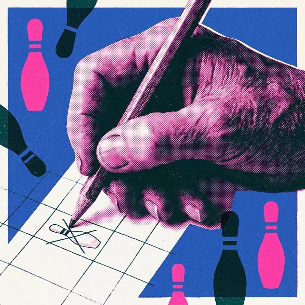 Bingo med bowlingtema