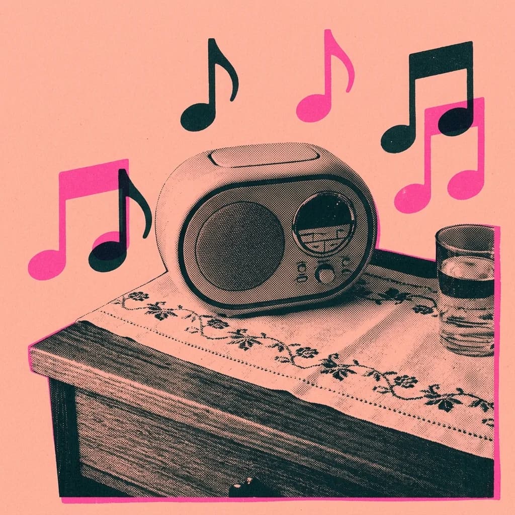 Lugn musik vid sängen