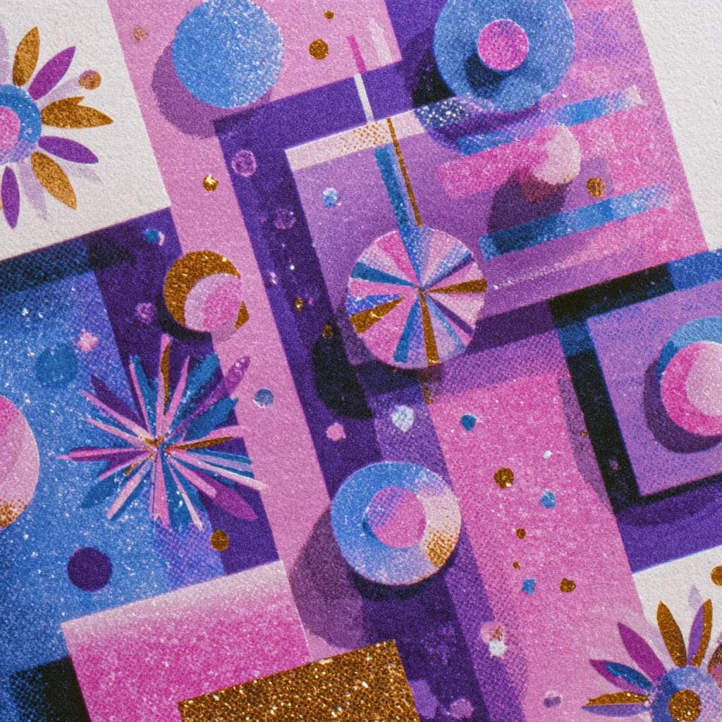 Göra dekoration till Nyårsafton