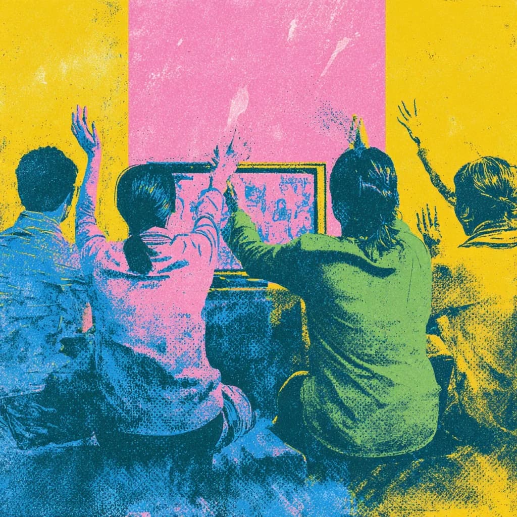 Titta på ett sportevenmang