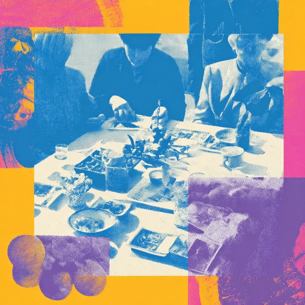 Temabord för minnen