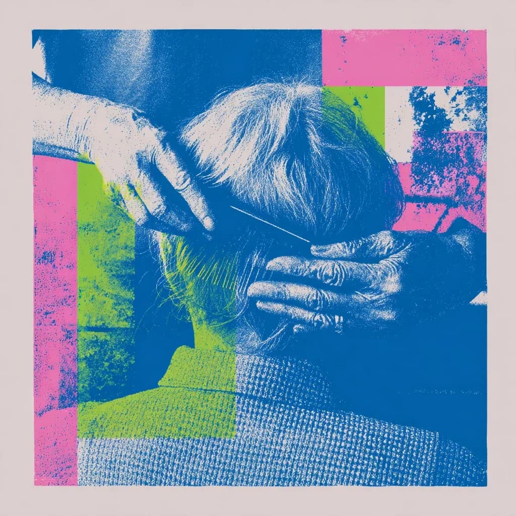 Kamma varandras hår