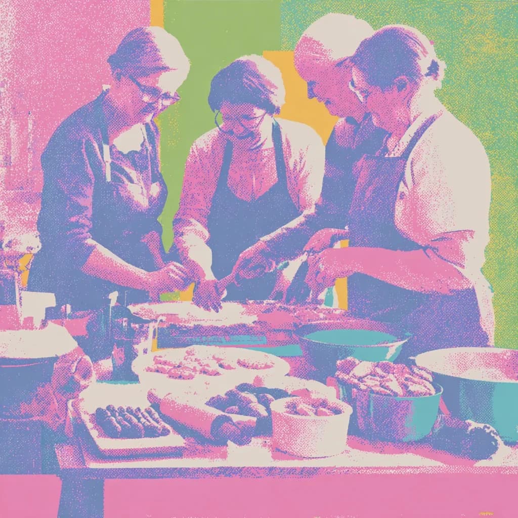 Bakning av småkakor