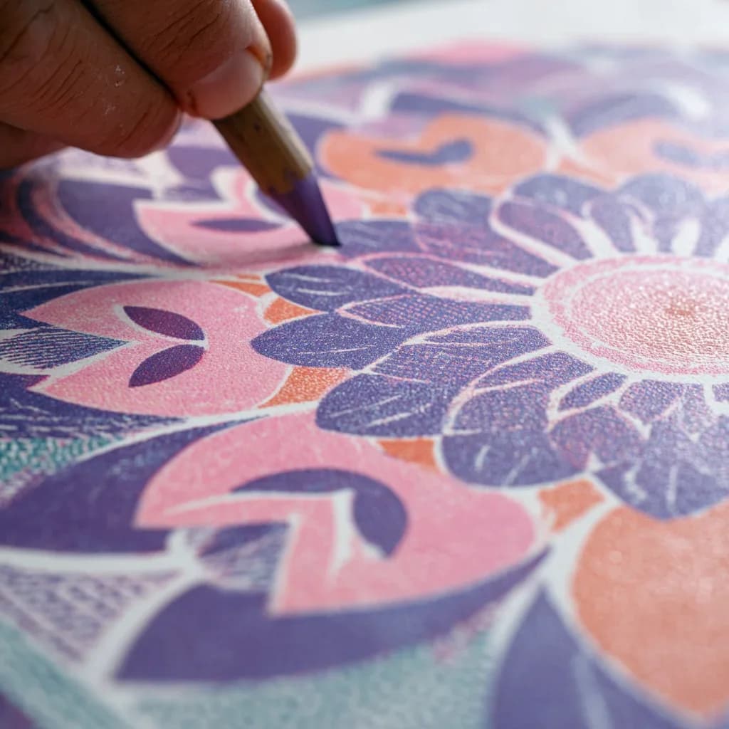 Färglägga mandalas