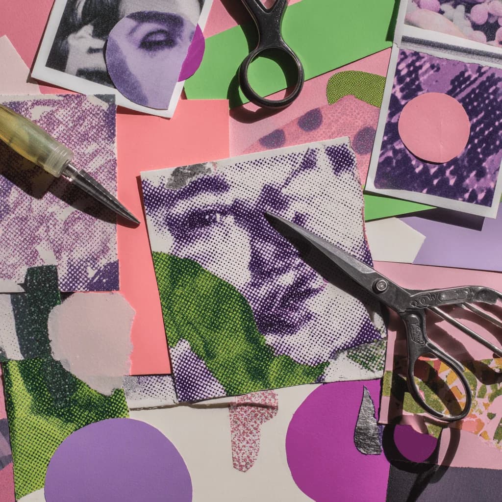 Klippa och klistra collage